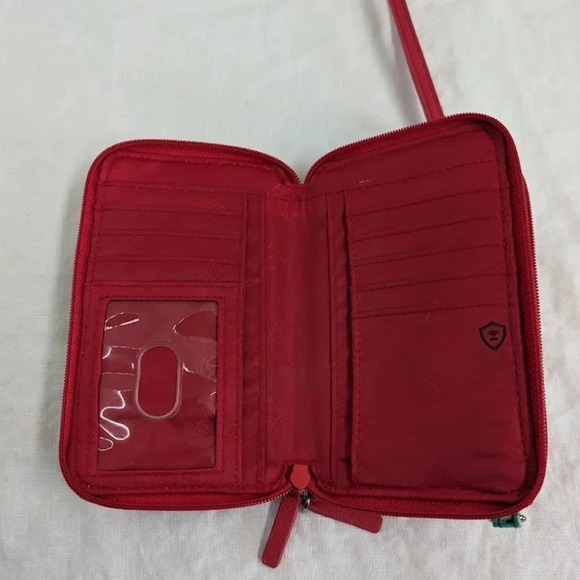 Vera Bradley wristlet quilted floral print with many compartments NWOT   O6 - Picture 5 of 7